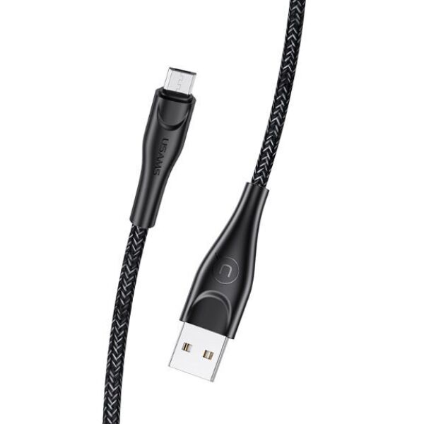 Кабель USB/Micro USAMS US-SJ393 U41 Braided black 1 Кабель USB/Micro USAMS US-SJ393 U41 Braided black 1