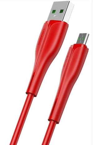 USB cable USAMS US-SJ373/U38 Micro 1m red 1