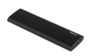Внешний SSD накопитель Netac 250Gb Z SLIM (USB3.2, up to 520/480MBs, 100х29.5х9mm, Black) 1