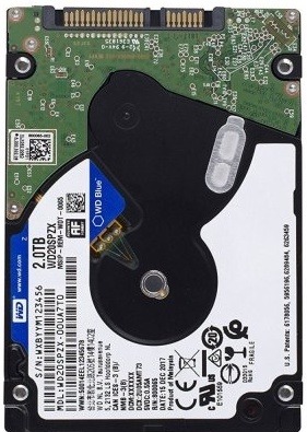HDD 2.5" 2.0TB 5400rpm SATA3 128MB WD Blue 1