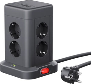 Сетевой фильтр Defender ILS 453 3 м, 8 розеток, 2USB-A, 2USB-C(99630) 1 Сетевой фильтр Defender ILS 453 3 м, 8 розеток, 2USB-A, 2USB-C(99630) 1