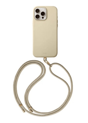 Чехол из искусственной кожи Uniq COEHL MUSE (MagSafe) для iPhone 16 Pro MAX 6.9", цвет кремовый (CRE 1