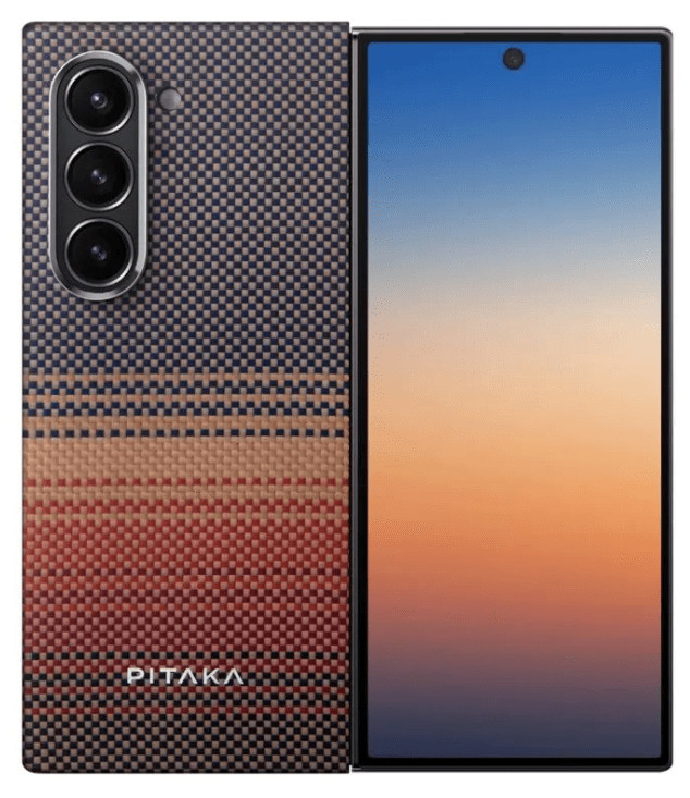 Чехол PITAKA MagEZ Case 5 для Samsung Fold 6, принт закат (Sunset) 1 Чехол PITAKA MagEZ Case 5 для Samsung Fold 6, принт закат (Sunset) 1