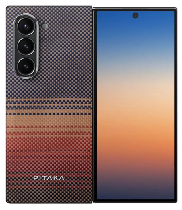 Чехол PITAKA MagEZ Case 5 для Samsung Fold 6, принт закат (Sunset) 1 Чехол PITAKA MagEZ Case 5 для Samsung Fold 6, принт закат (Sunset) 1