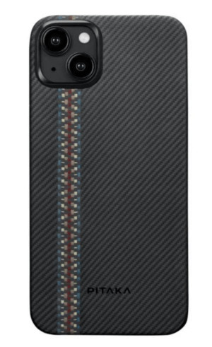 Чехол PITAKA Fusion Weaving MagEZ Case 4 для iPhone 15 Pro MAX 6.7", принт рапсодия (Rhapsody) 600D 1