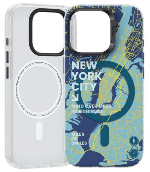 Чехол силиконовый Benks NEW YORK Phone Case (MagSafe) для iPhone 16 Pro Max 6.9" 1
