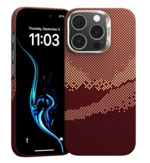 Чехол Benks GoldenTide Case built with Kevlar® для iPhone 16 Pro Max 6.9", принт золотой прилив 1