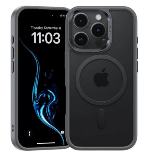 Чехол силиконовый Benks Mist Protective Case (MagSafe) для iPhone 16 Pro Max 6.9", цвет серый (Grey) 1