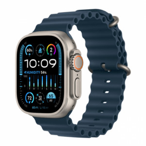 Смарт-часы Apple Watch Ultra GPS + Cellular, 49 мм, корпус из титана, ремешок Ocean, темная ночь