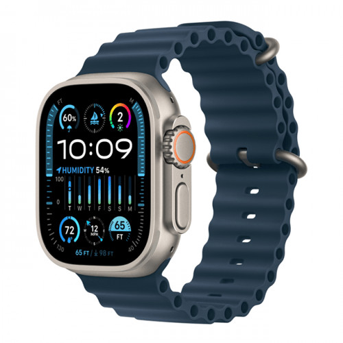 Смарт-часы Apple Watch Ultra GPS + Cellular, 49 мм, корпус из титана, ремешок Ocean, темная ночь 1 Смарт-часы Apple Watch Ultra GPS + Cellular, 49 мм, корпус из титана, ремешок Ocean, темная ночь 1