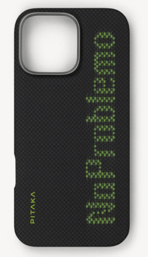Чехол PITAKA Aries Tactile Woven Case для iPhone 15 Pro MAX 6.7", принт без проблем (NoProblemo) 1
