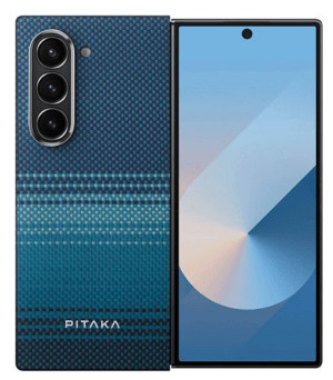Чехол PITAKA MagEZ Case 5 для Samsung Fold 6, принт восход луны (Moonrise) 1