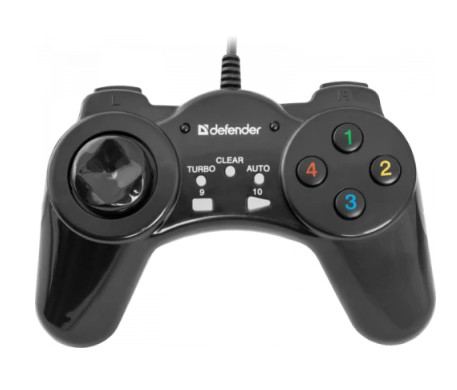Джойстик Defender Vortex USB 13кн, (64249) 1 Джойстик Defender Vortex USB 13кн, (64249) 1