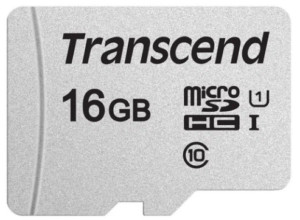 Карта памяти Transcend microSD 16GB (Class 10/UHS-I) без адаптера 1