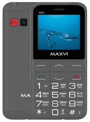 Мобильный телефон Maxvi B231 Grey 1