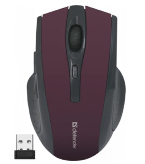 Мышь беспров Defender Accura MM-665 кр (52668) 1