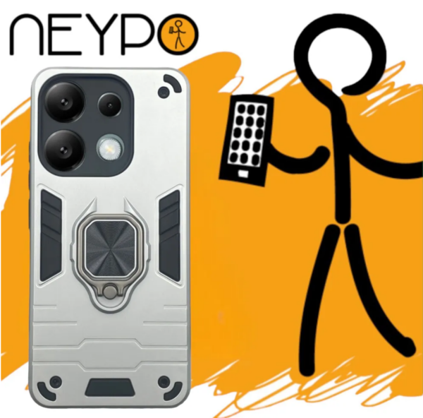 Накл NEYPO DEF CASE Xiaomi Redmi Note 13 4G серебро 1