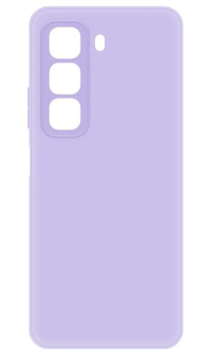 Накладка Krutoff Silicone Case Infinix Hot 50 лаванда 1