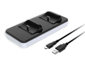 PS 5 Зарядная станция для двух джойстиков (Lucky Fox LF-P501) 1