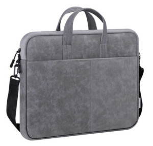Сумка для ноут Defender Solid 15,6" кожа серый (26088) 1