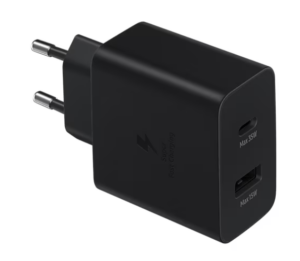 СЗУ Samsung 35W Dual USB/USB-C Port Power Adapter with cable black 1