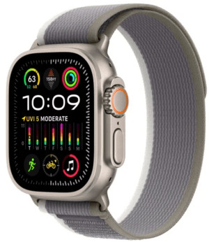 Умные часы Apple Watch Ultra 2 49 мм Titanium Case GPS + Cellular, Green/Gray Loop 1