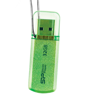 USB-накопитель Silicon Power 32GB Helios 101, Green 1