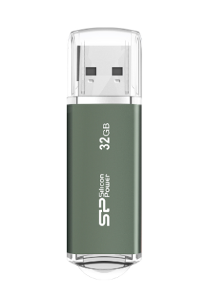 USB-накопитель Silicon Power 32GB UltimaII I-серия, Green 1