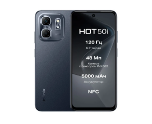 Смартфон Infinix HOT 50i 4/128Gb Sleek Black 1