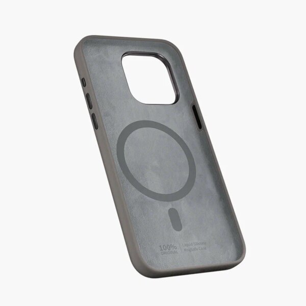 Накладка Silicone Case for iPhone 15 Pro Max  без логотипа бежевый 3