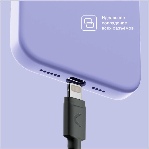 Накладка Silicone Case for iPhone 14 Pro без логотипа темно-серый 3