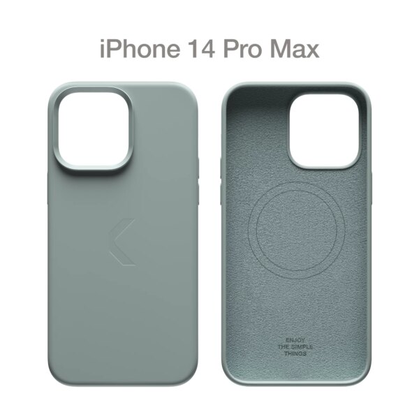 Накладка Silicone Case for iPhone 14 Pro Max  без логотипа молочный 1