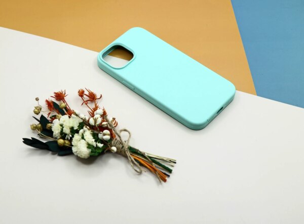 Накладка Silicone Case for iPhone 14  без логотипа бирюзовый 7