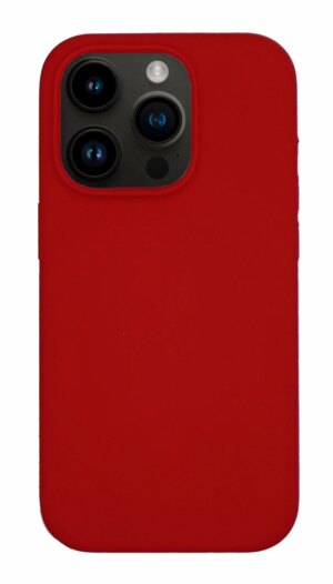 Накладка Silicone Case for iPhone 14 Pro без логотипа красный 1