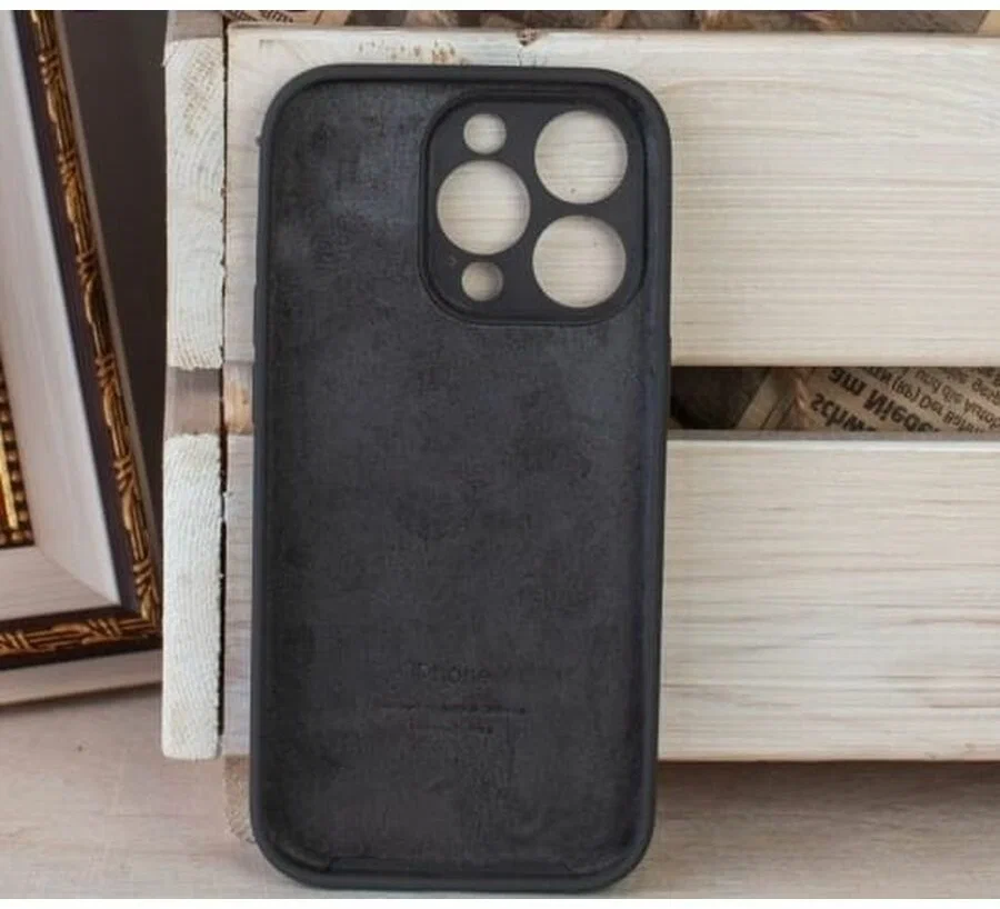 Накладка Silicone Case for iPhone 14 Pro без логотипа светло-голубой 2 Накладка Silicone Case for iPhone 14 Pro без логотипа светло-голубой 2