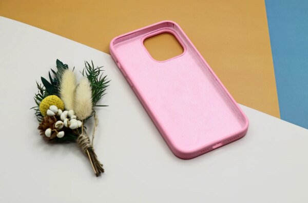 Накладка Silicone Case for iPhone 14 Pro Max  без логотипа розовый 3