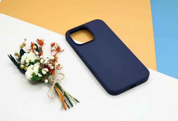 Накладка Silicone Case for iPhone 14 Pro Max  без логотипа темно-синий 2
