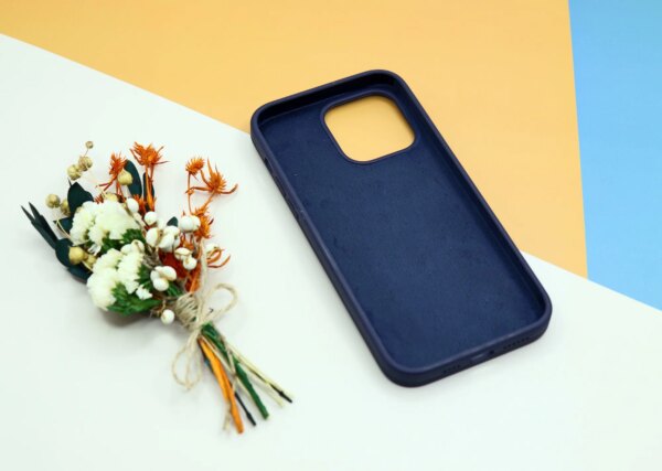 Накладка Silicone Case for iPhone 14 Pro Max  без логотипа темно-синий 4