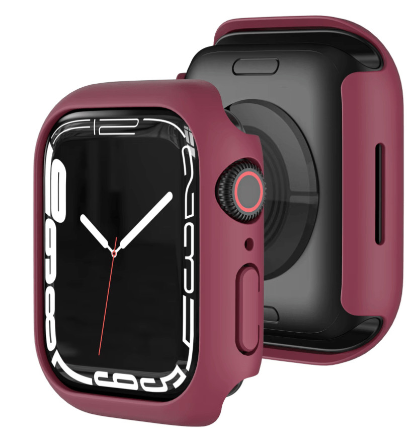 Чехол на смартчасы Classic Watchband Case Apple Watch 44 mm Вишневый 1 Чехол на смартчасы Classic Watchband Case Apple Watch 44 mm Вишневый 1