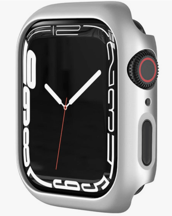 Чехол на смартчасы Fashion Cover Apple Watch 44 mm Серебрянный 1 Чехол на смартчасы Fashion Cover Apple Watch 44 mm Серебрянный 1