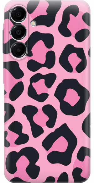 Чехол-накладка Fasion Case для Samsung A16 Леопардовый/розовый 1