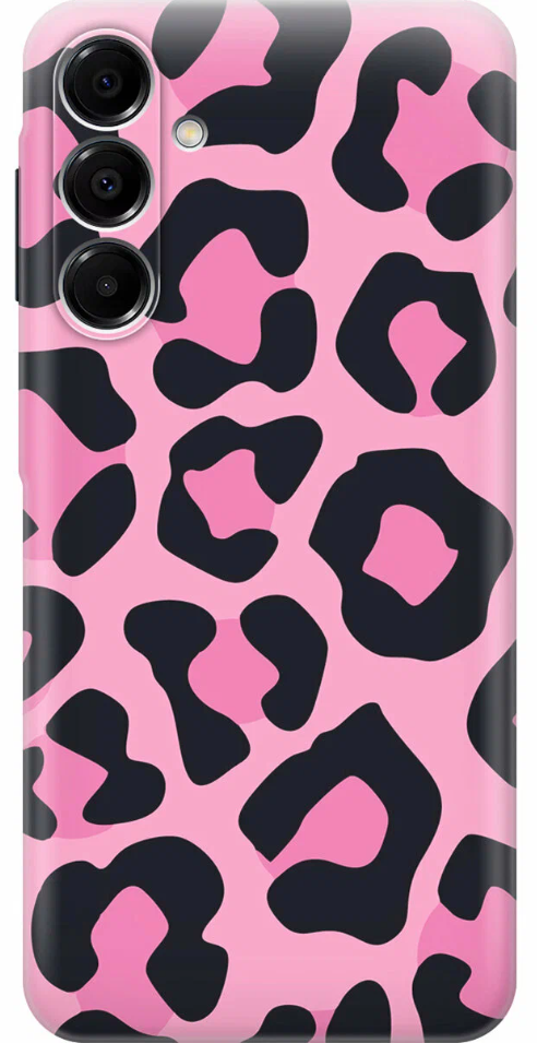 Чехол-накладка Fasion Case для Samsung A16 Леопардовый/розовый 1 Чехол-накладка Fasion Case для Samsung A16 Леопардовый/розовый 1