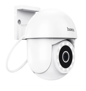 Камера видеонаблюдения Hoco D2 outdoor PTZ HD camera white 1
