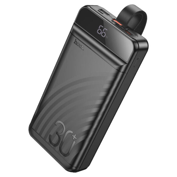 Power Bank Hoco J123B 22.5W+PD20W fully compatible power bank with digital display(30000mAh) black 1