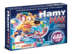 Игровая приставка "Hamy  MAX" HDMI (688в1) коробка в стиле Crash 1