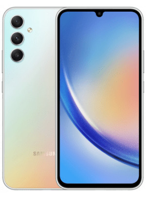 Смартфон Samsung Galaxy A34 8/128 ГБ, Серебряный РСТ 1