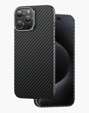 Накладка Keephone KEVILAR MagSafe для iPhone 15Pro black 1