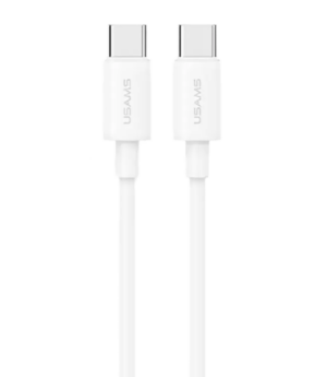 Кабель Type-C/Type-C USAMS US-SJ711 60W PD white 1