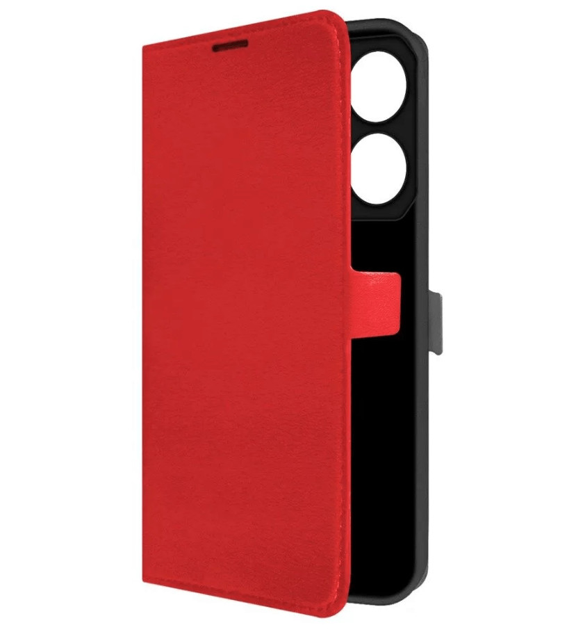 Книжка Krutoff Eco Book Tecno Pova 6 NEO красный 1 Книжка Krutoff Eco Book Tecno Pova 6 NEO красный 1