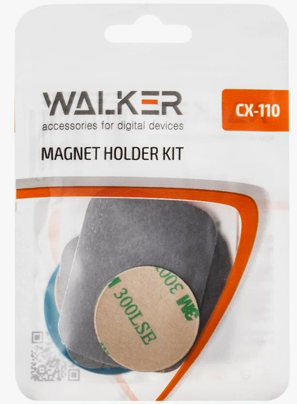 Комплект пластин Walker CX-110 для магнитных автодержателей 1 Комплект пластин Walker CX-110 для магнитных автодержателей 1
